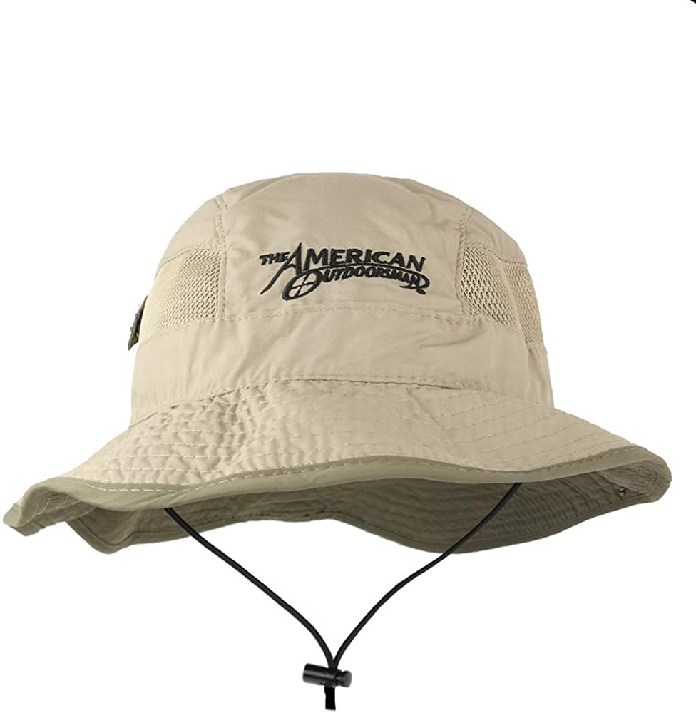 Big Size Taslon UV Bucket Hat, Khaki / XL-2XL