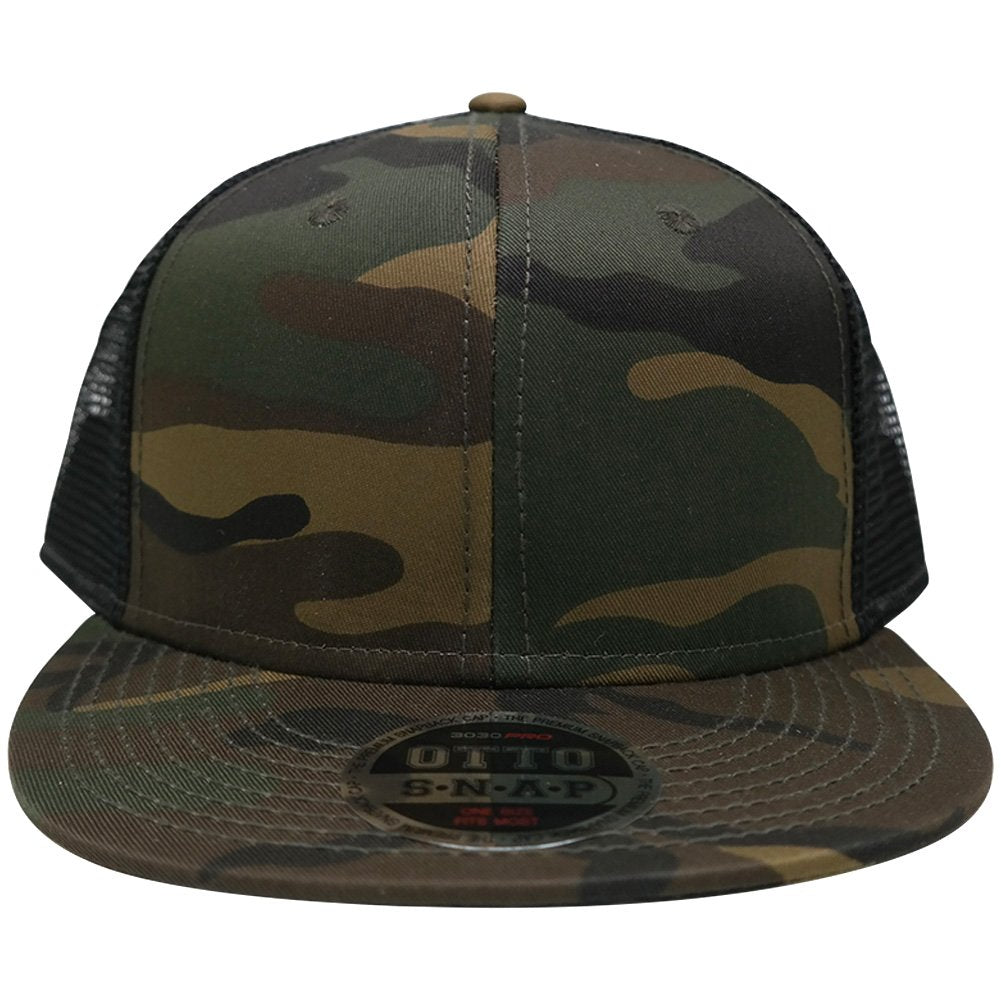 Camo Pattern P Snapback Hat