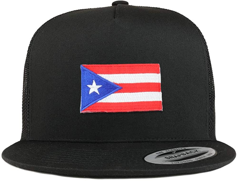Puerto Rico Baseball Snapback Cap Flag Red, Blue 