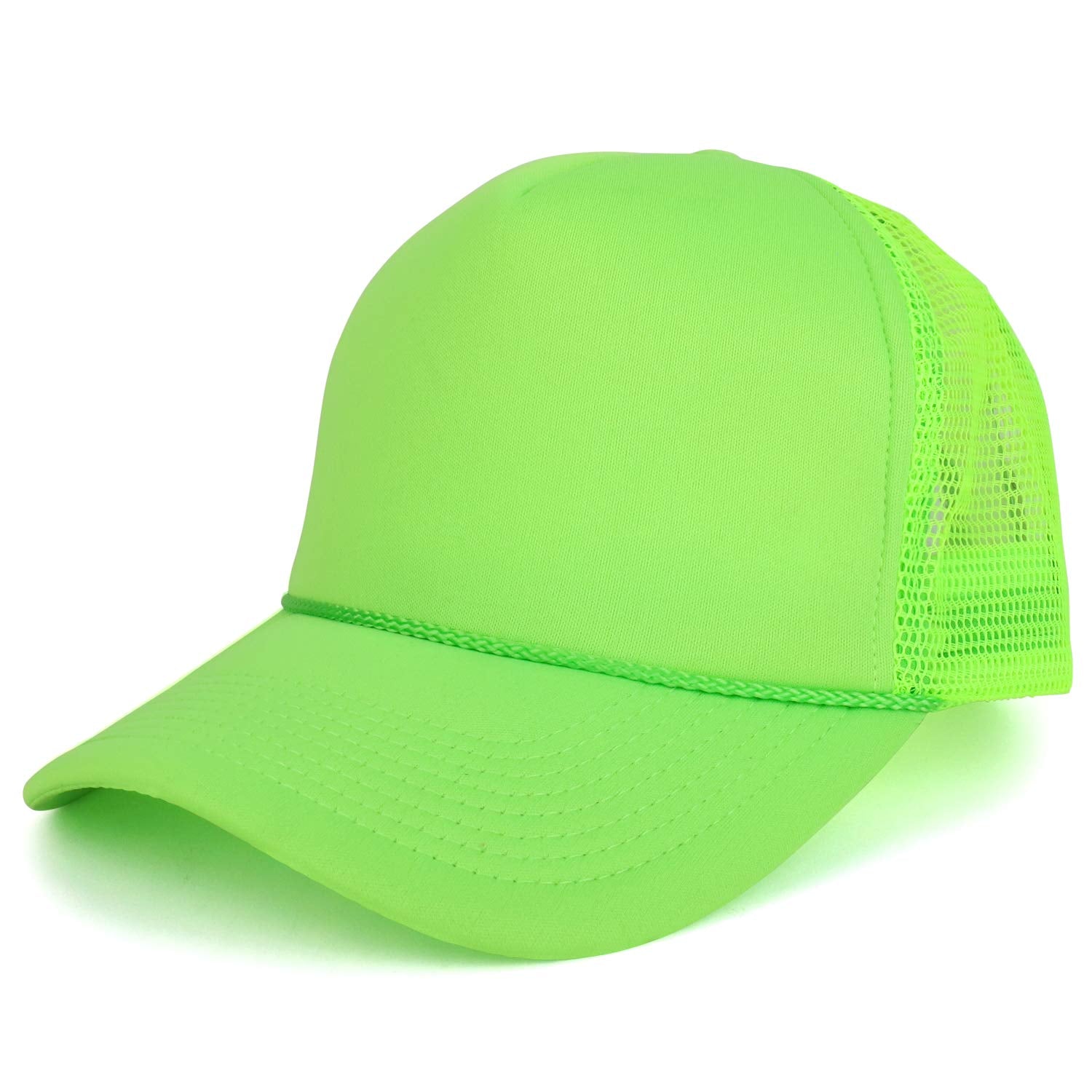 BASEBALL CAP, NEON GREEN - BASEBALL CAP