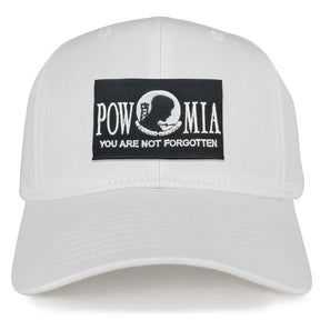 Armycrew POW MIA Not Forgotten Patch Structured Baseball Cap