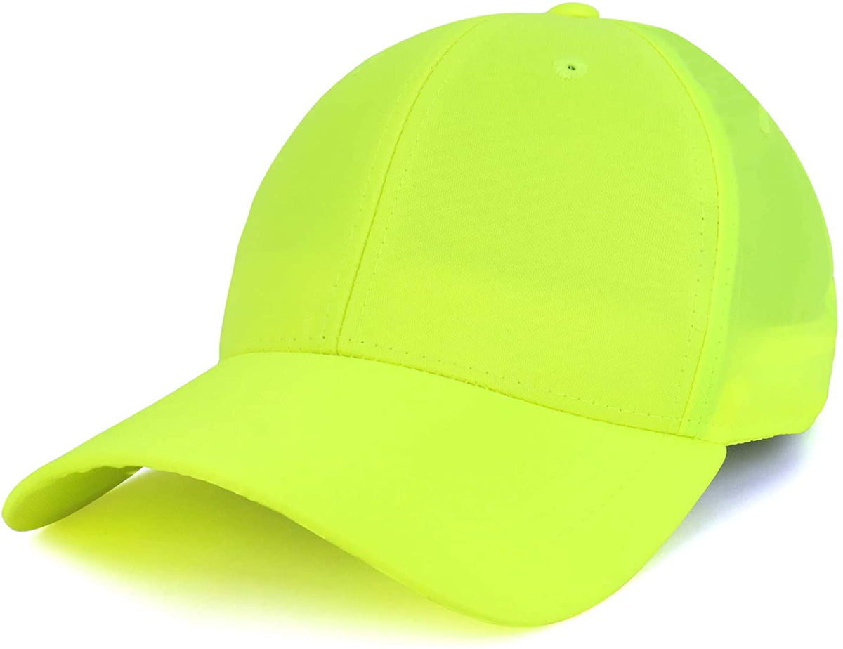 Armycrew Lightweight Bright Neon Color Polyester High Visibility Baseball Cap