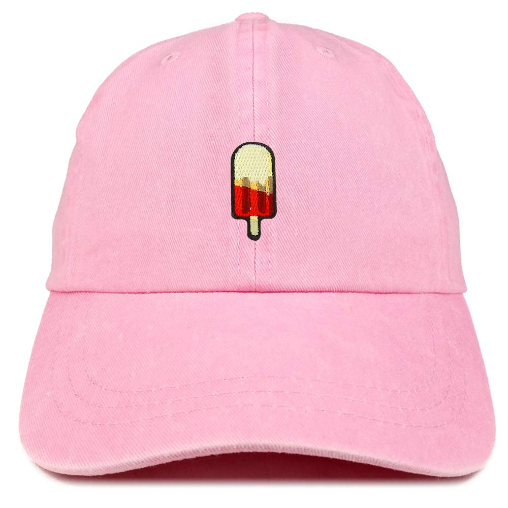 Armycrew Popsicle Embroidered Patch Unstructured Cotton Washed Baseball Cap