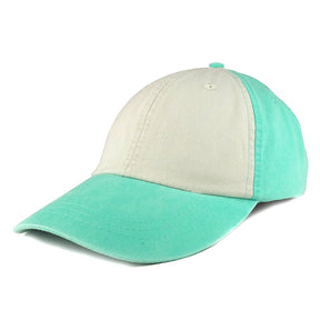 Armycrew Two Tone Pigment Dyed Washed Unstructured Baseball Cap