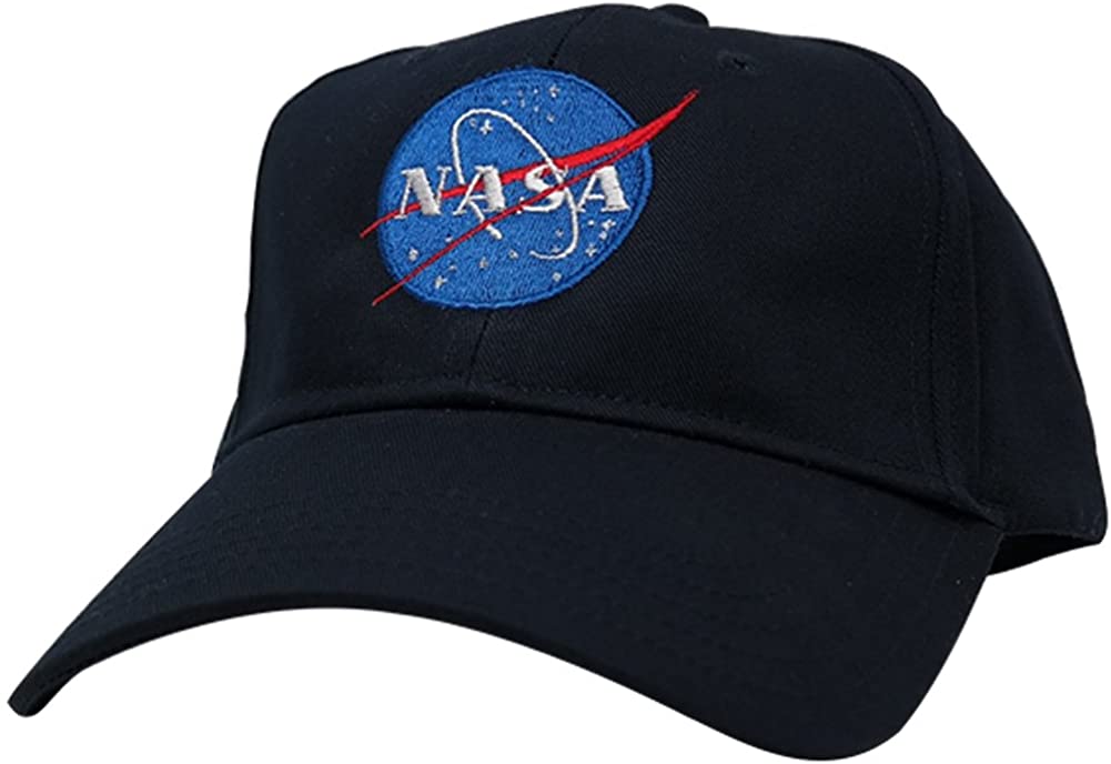 Armycrew NASA Insignia Logo Embroidered Low Profile Structured Cotton Twill Cap