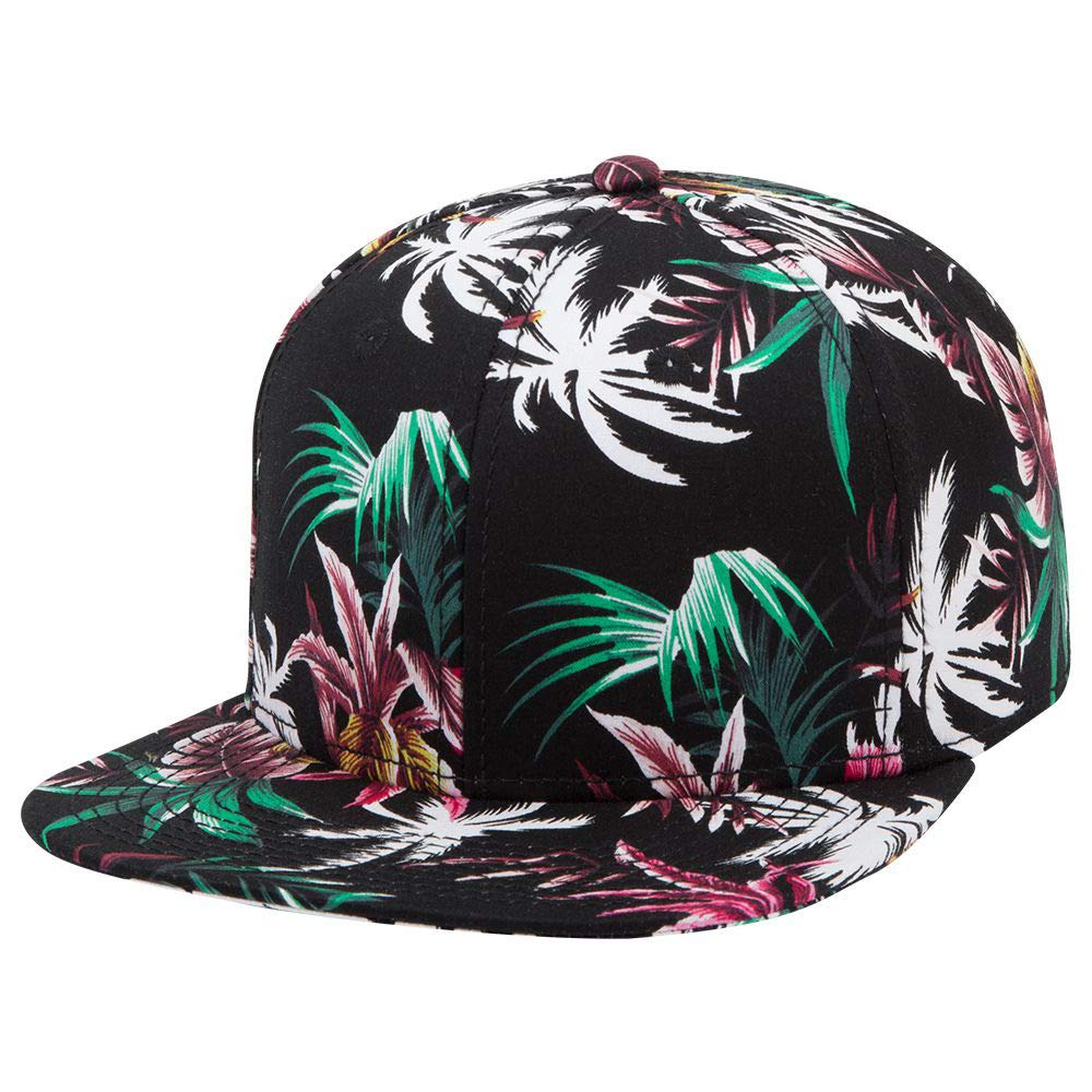 Snapback Hats for Men & Women Animal Wildlife Jungle Bird Emu Acrylic Flat  Bill Baseball Cap Silver Design Only