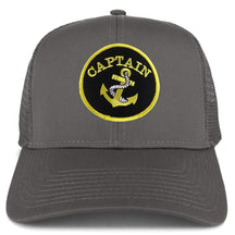 Armycrew Captain Anchor Circular Patch Oversized XXL Structured High Profile Trucker Cap