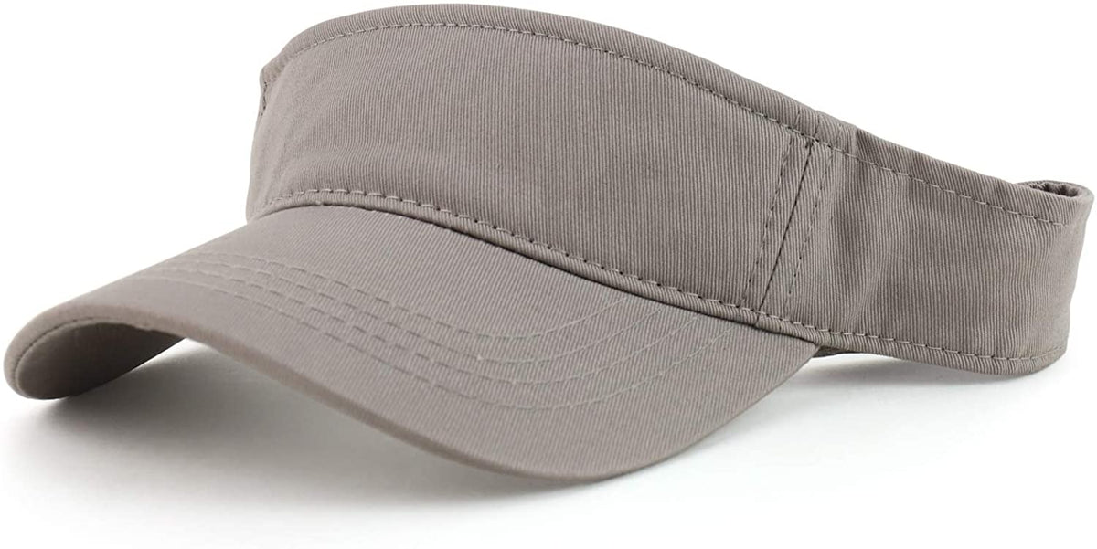 Armycrew Brushed Cotton Sports Sun Visor Hat