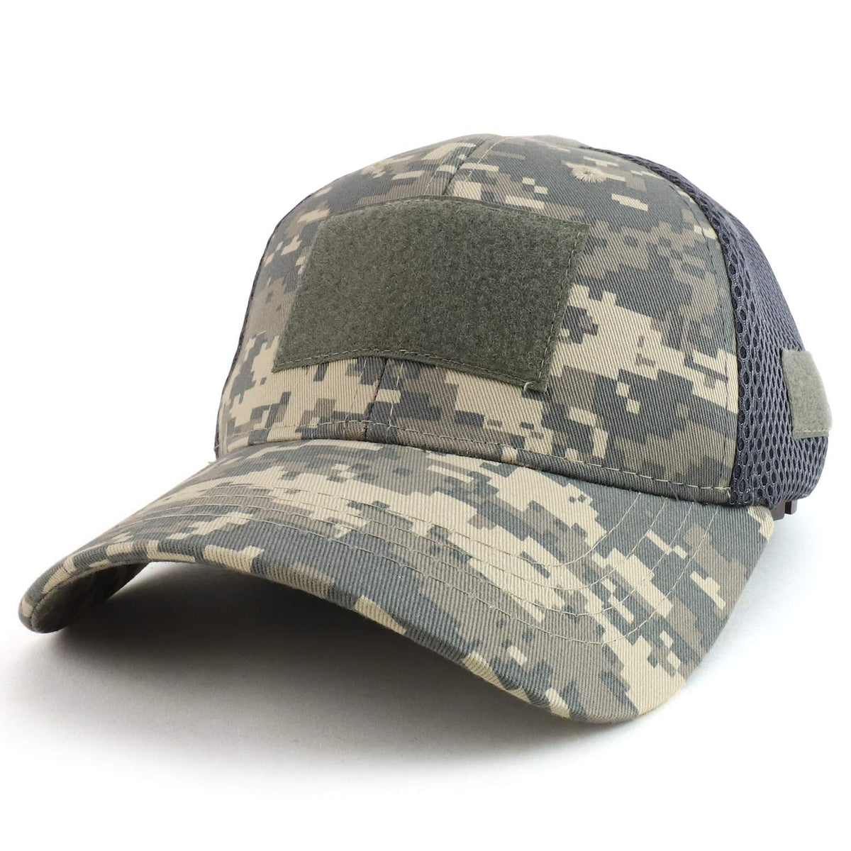 Armycrew Low Profile Air Mesh Tactical Cap with 6 Loop Patch Areas