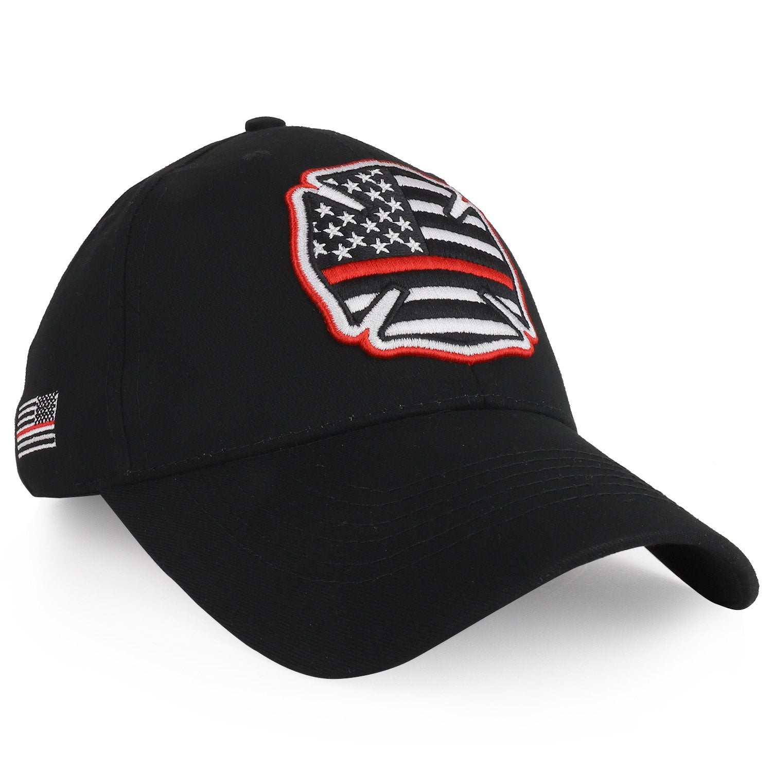 Thin red store line baseball cap