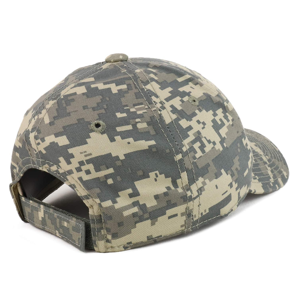 Armycrew NASA Meatball Logo Patch Camouflage Structured Baseball Cap - ACU