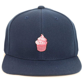 Armycrew Youth Kid Size Cupcake Patch Flat Bill Snapback Baseball Cap