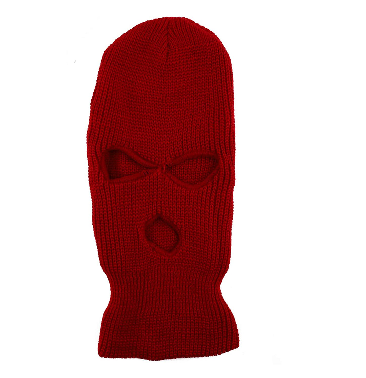 Winter Full Face Cover Acrylic Ski Mask 3 Hole Beanie Hat