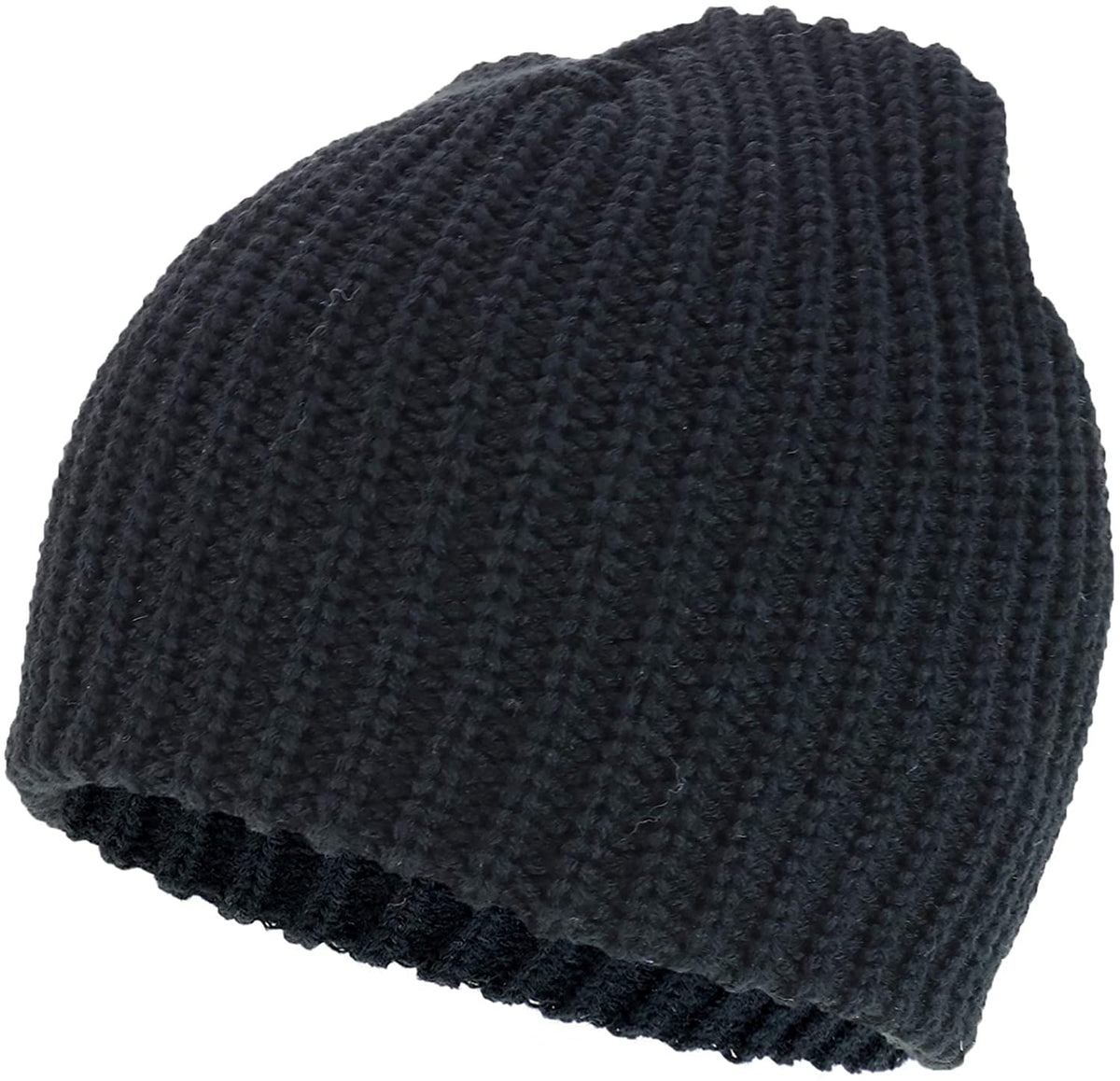 Armycrew Thick Ribbed Knit Winter Short Beanie 2 Pack