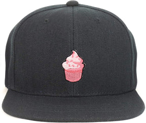 Armycrew Youth Kid Size Cupcake Patch Flat Bill Snapback Baseball Cap