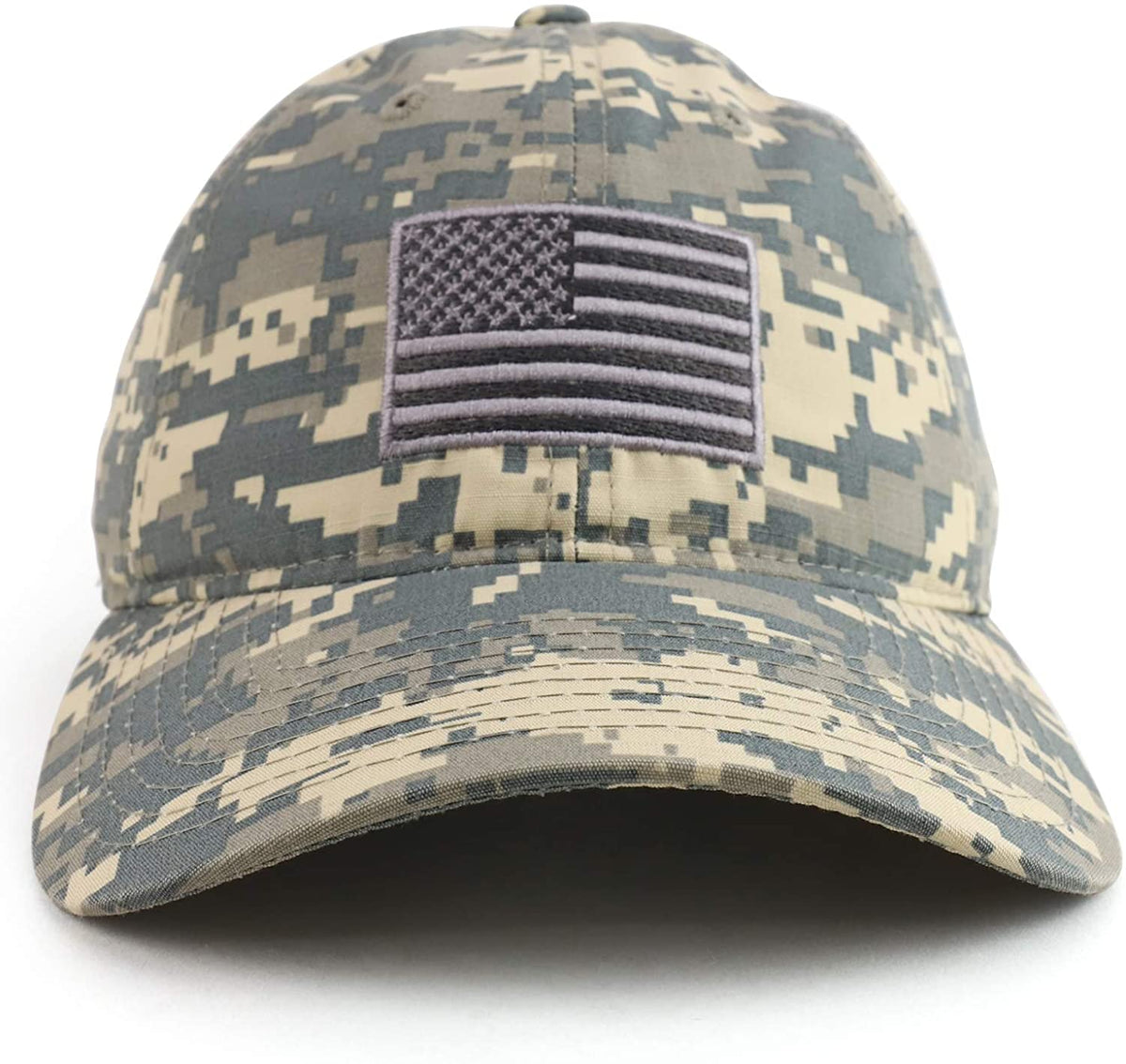 Rapid Dominance American Flag Embroidered Relaxed Cotton Adjustable Cap - ACU