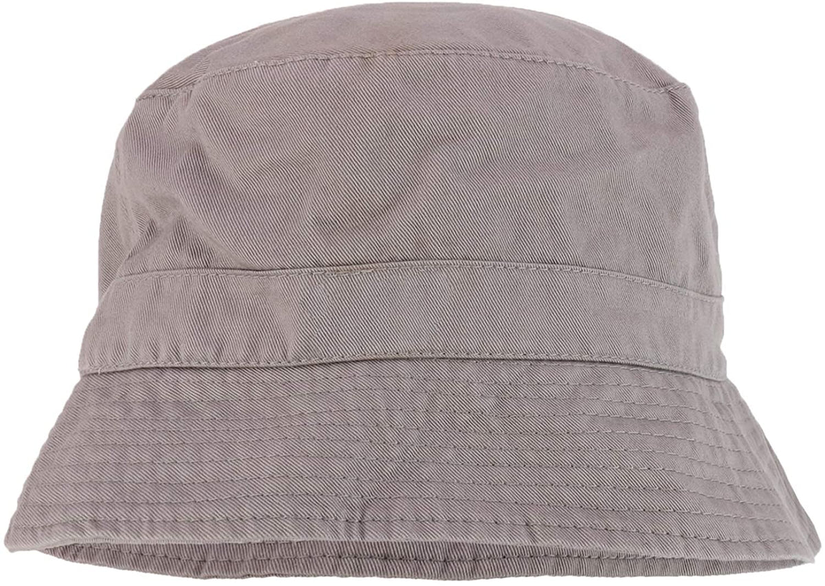 Armycrew Soft Cotton Fisherman Polo Bucket Hat - Grey - S-M