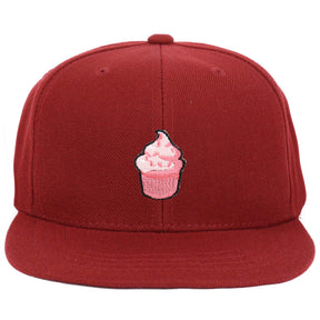 Armycrew Youth Kid Size Cupcake Patch Flat Bill Snapback Baseball Cap