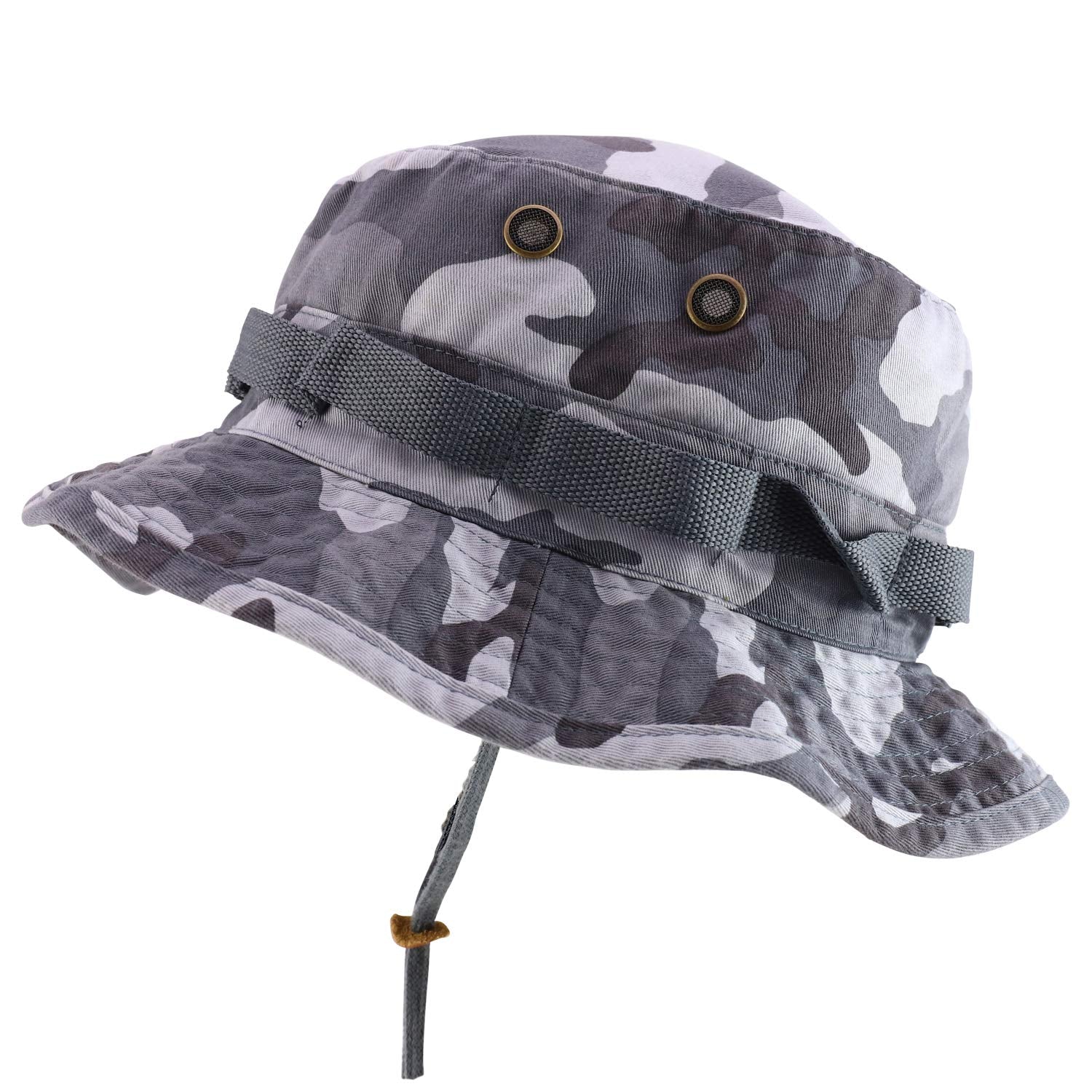 Rapid Dominance Washed Cotton Military Boonie Hat with Drawstring