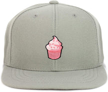 Armycrew Youth Kid Size Cupcake Patch Flat Bill Snapback Baseball Cap