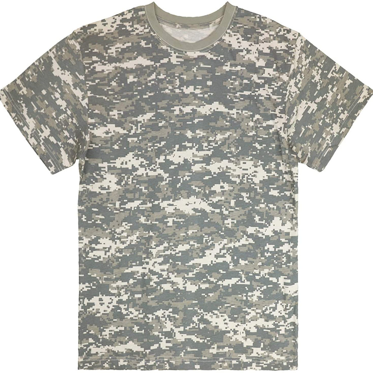 Slim Fit G.I. Military Classic Short Sleeve T-Shirts - Woodland Camo