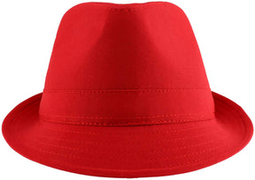 Lightweight Fashionable Poly Woven Classic Fedora Hat