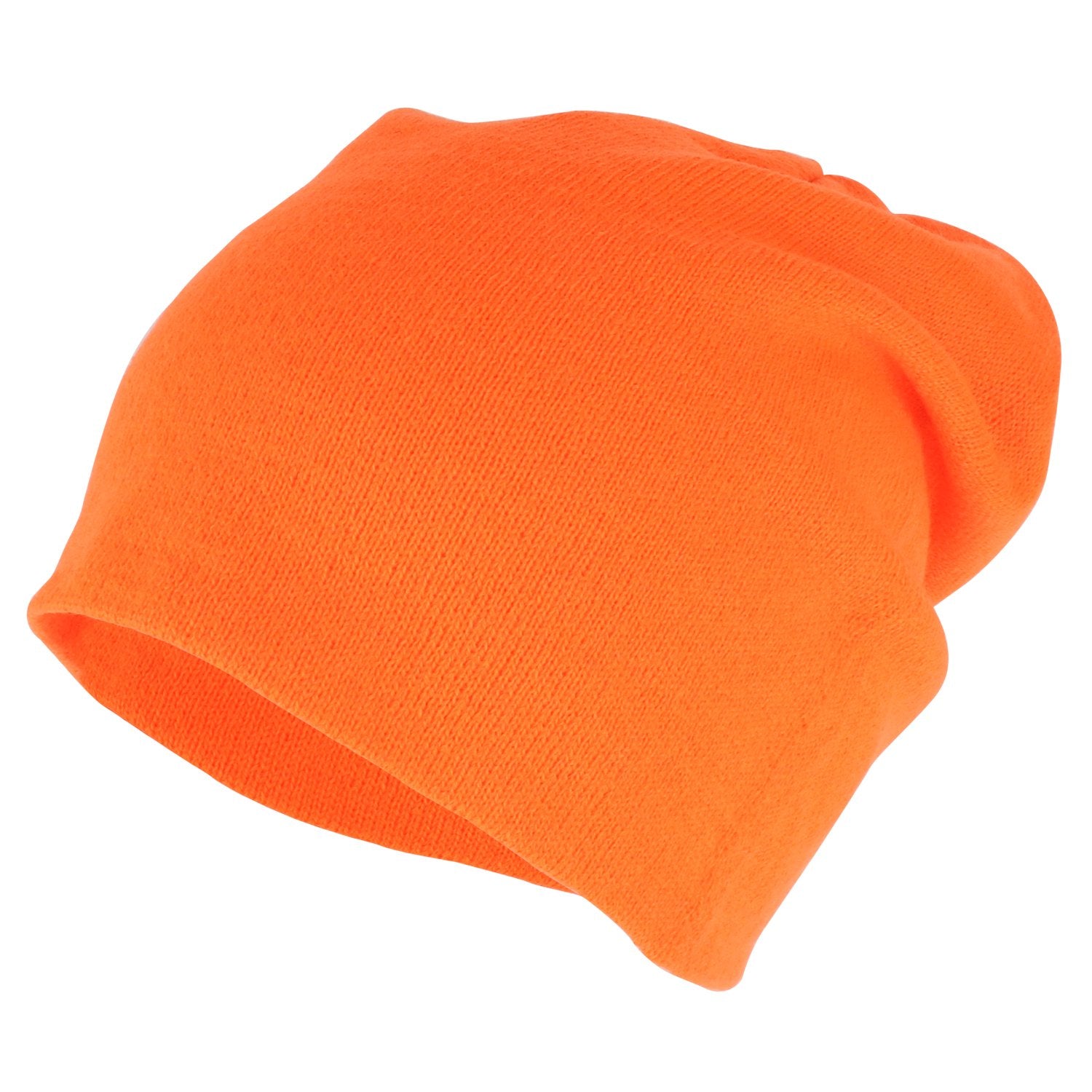 Custom Reflective Beanie I Rabbit Baladi Acrylic High Visibility Running  Gear Skull Cap for Men & Women 1 Size Neon Orange Design Only at   Men's Clothing store