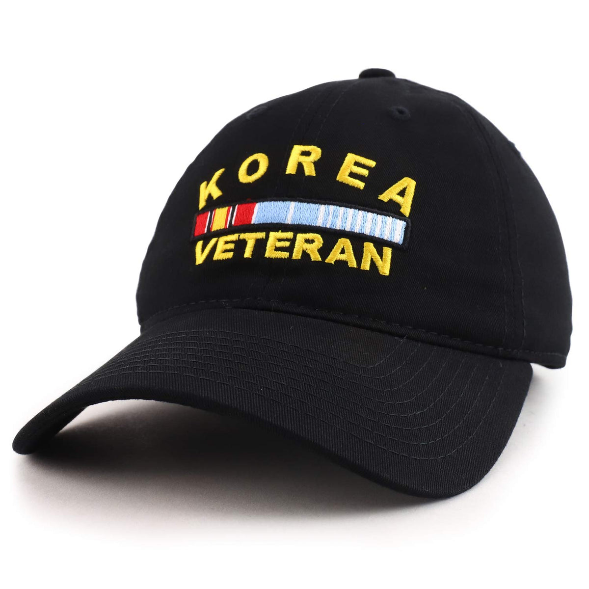 Armycrew Korea Veteran Embroidered Low Profile Soft Crown Cotton Cap