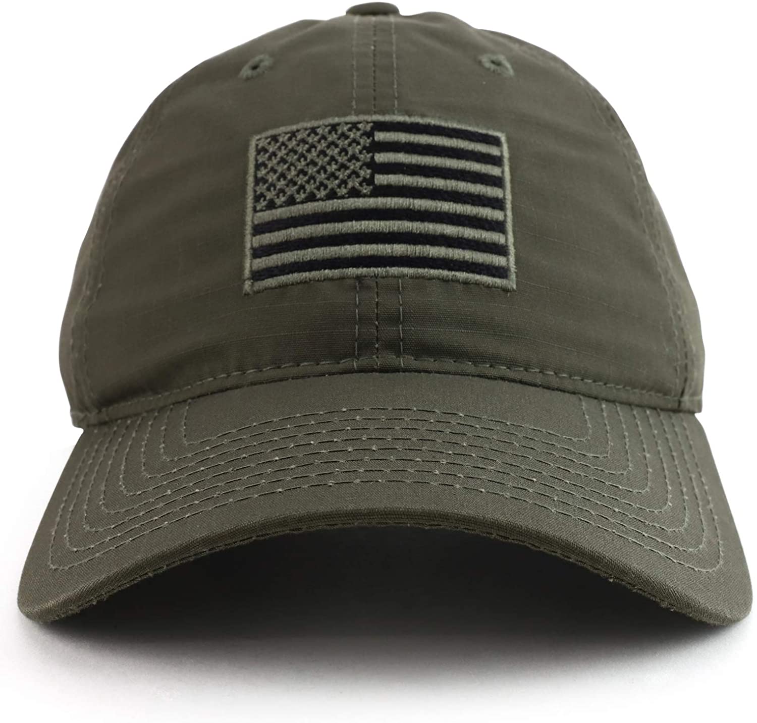 Rapid Dominance American Flag Embroidered Relaxed Cotton Adjustable Cap - ACU