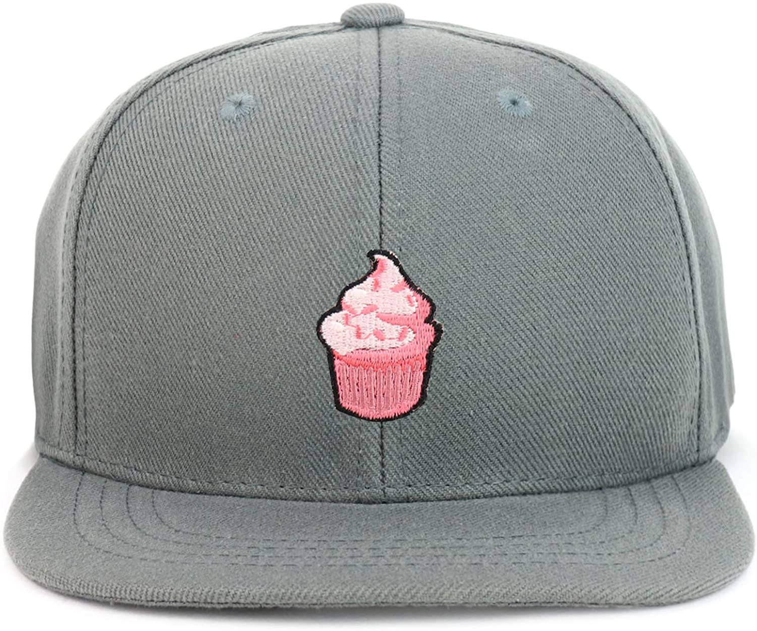 Armycrew Youth Kid Size Cupcake Patch Flat Bill Snapback Baseball Cap