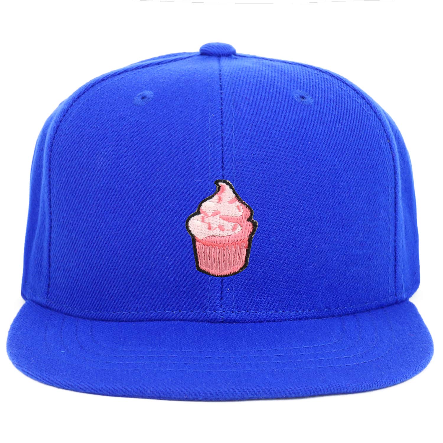 Armycrew Youth Kid Size Cupcake Patch Flat Bill Snapback Baseball Cap