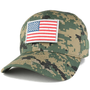 Armycrew USA Flag Original 2 Tactical Embroidered Patch Adjustable Structured Operator Cap