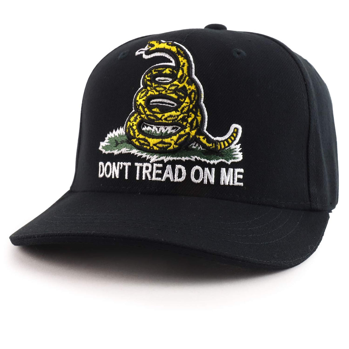 Armycrew Don't Tread On Me Gadsden Flag 3D Embroidered Adjustable Snapback Cap