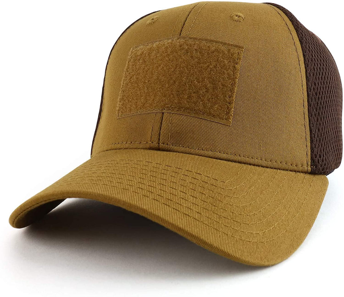 Rapid Dominance Tactical Low Crown Flex Fitting Mesh Back Cap - Coyote