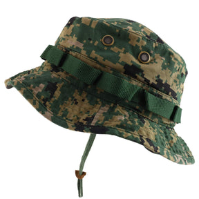 Rapid Dominance Washed Cotton Military Boonie Hat with Drawstring