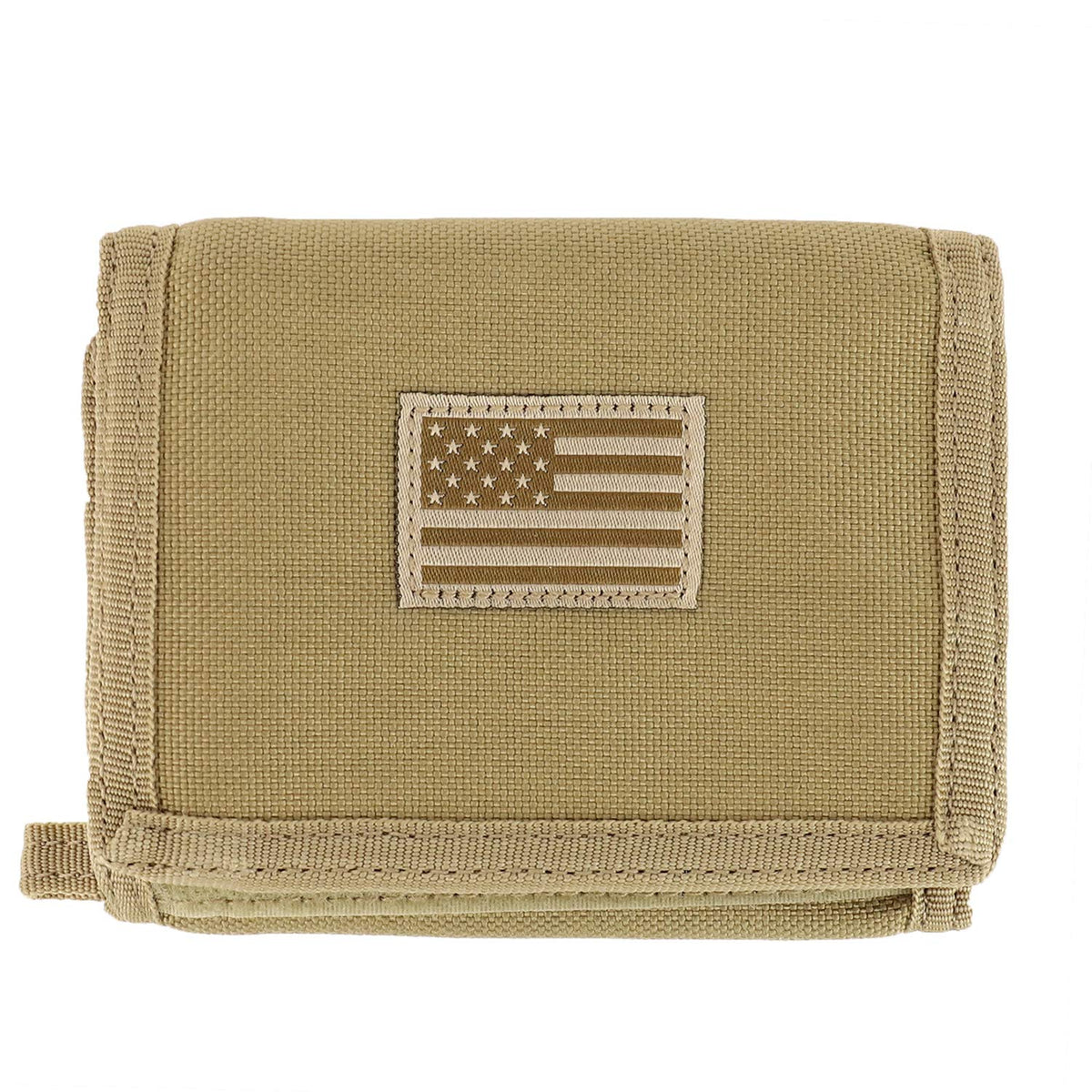 Armycrew Tri Fold Hook and Loop Closure 18 Pockets Durable Tactical Wallet